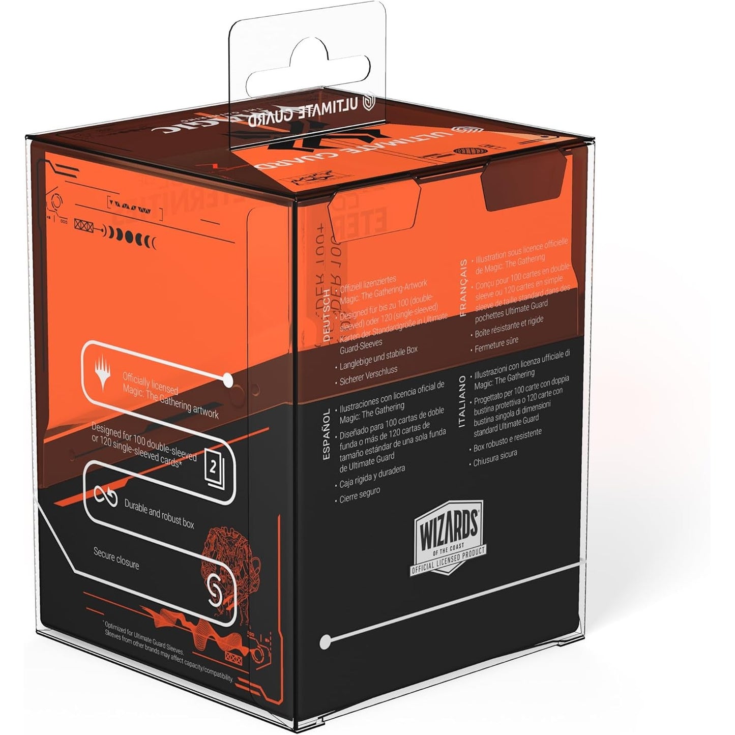 Magic: The Gathering TCG Edge of Eternities Kav Boulder 100+ Deck Box - Holds 100 Double-Sleeved Cards - Ultimate Guard