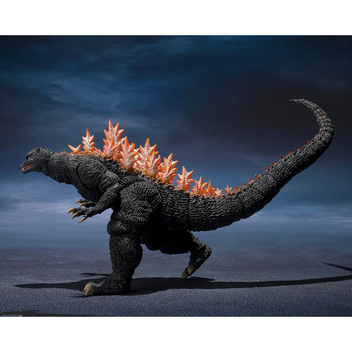 Godzilla: Final Wars Godzilla (2004) Radiation Heat Ray Ver. & New Gotengo Action Figure Set - Tamashii Nations - S.H.MonsterArts
