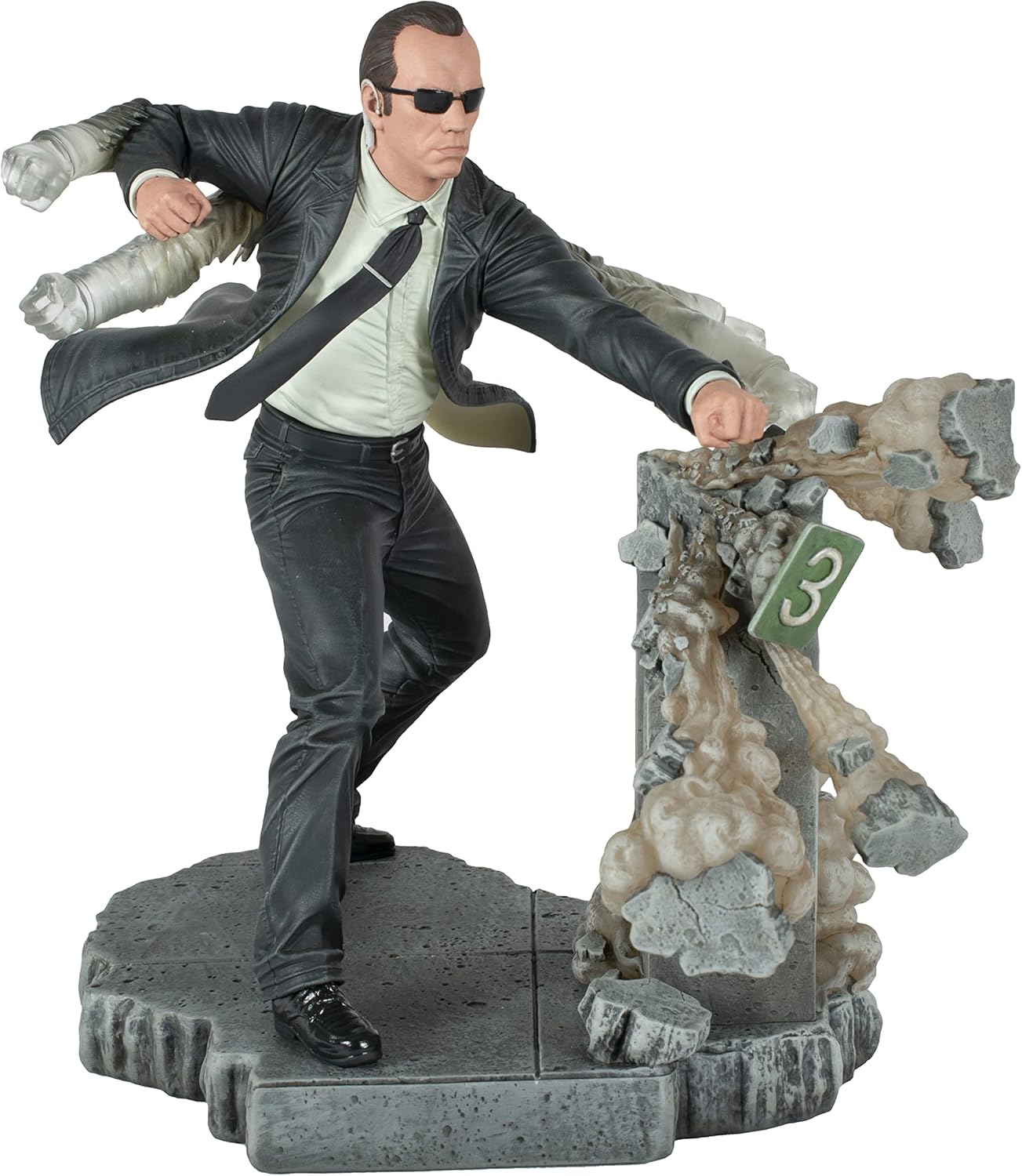 The Matrix Agent Smith Diamond Select Gallery Statue