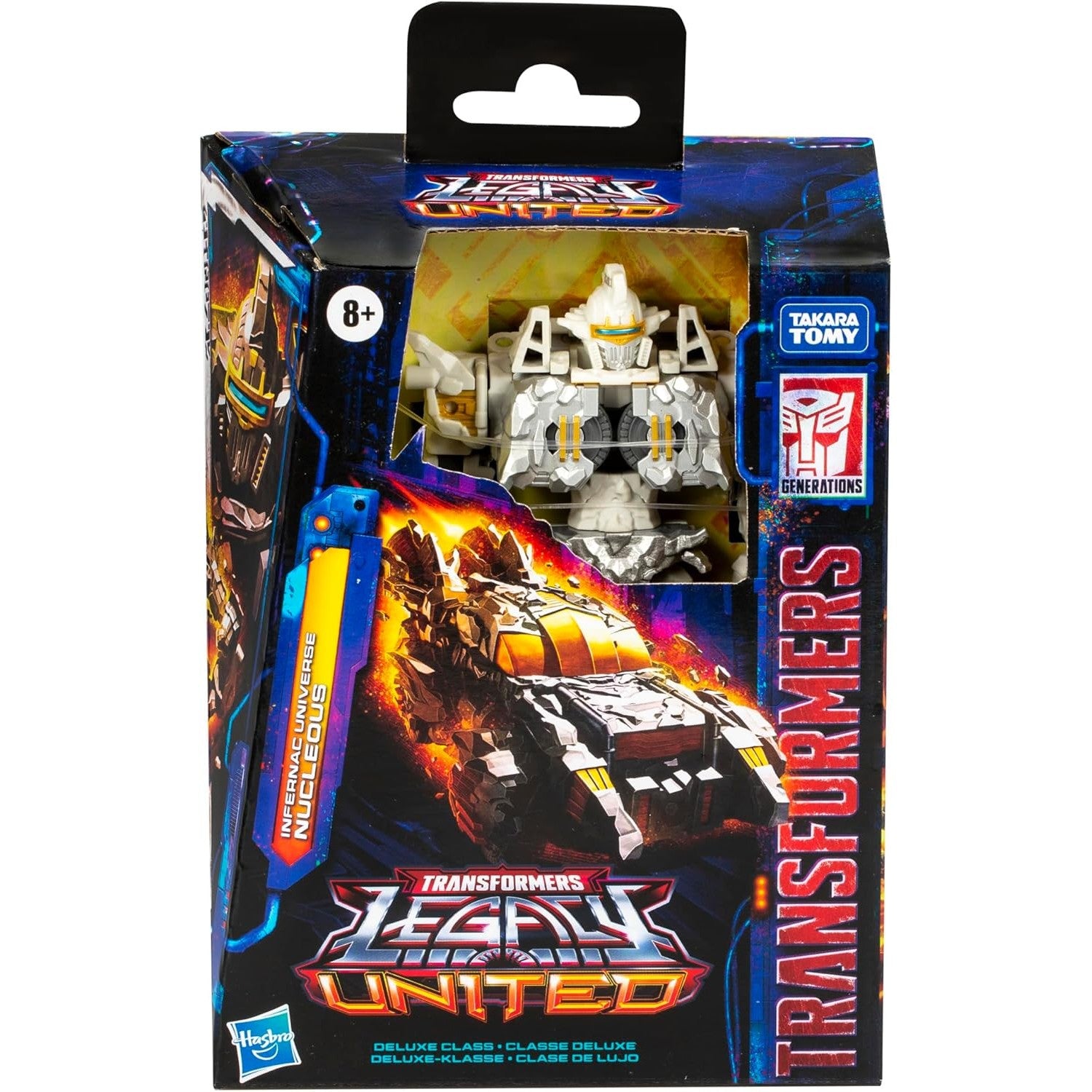 Transformers: Legacy United Deluxe Class Infernac Universe Nucleous Action Figure - Hasbro, Takara Tomy