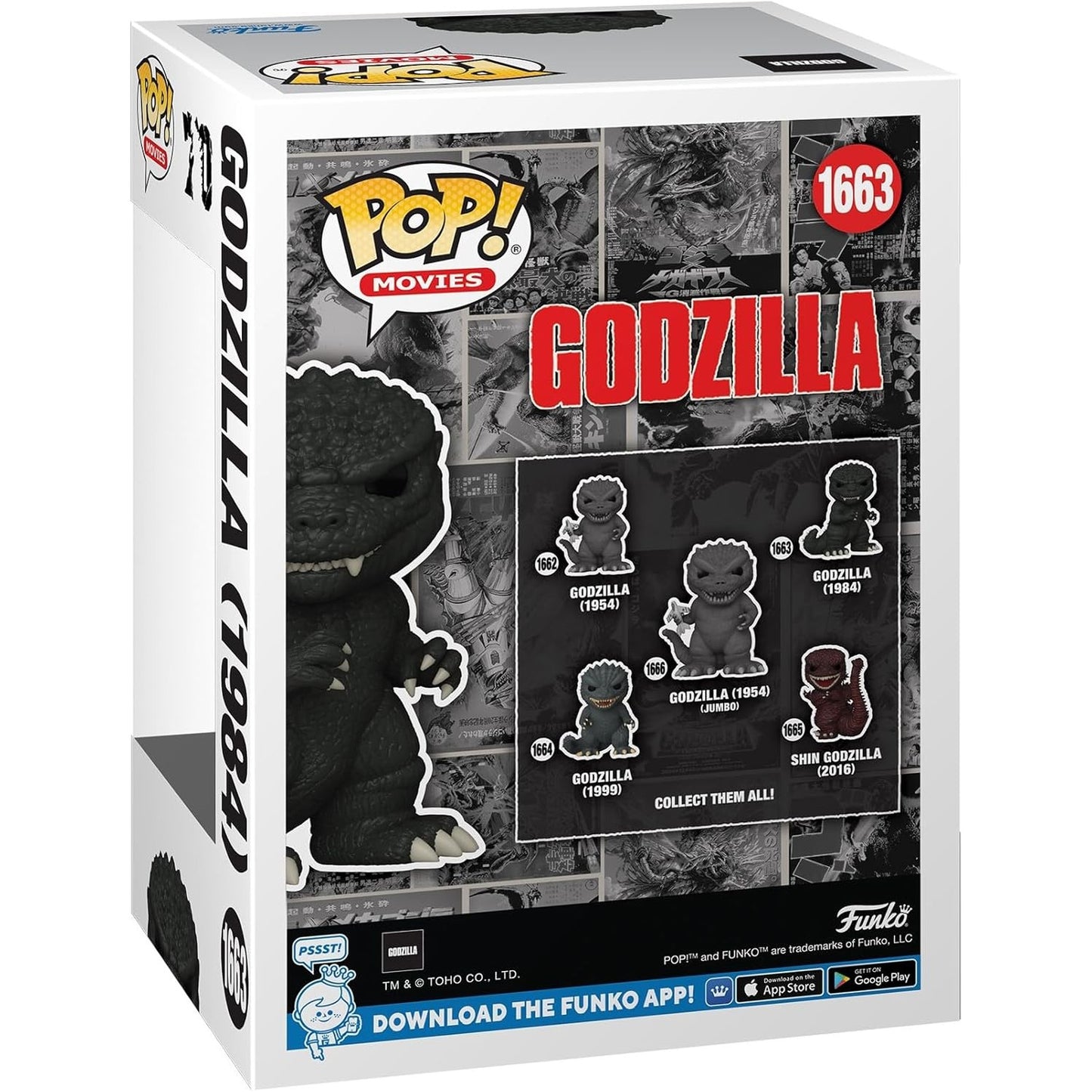 Godzilla 1984 70th Anniversary Vinyl Figure - Funko - POP! Movies #1663