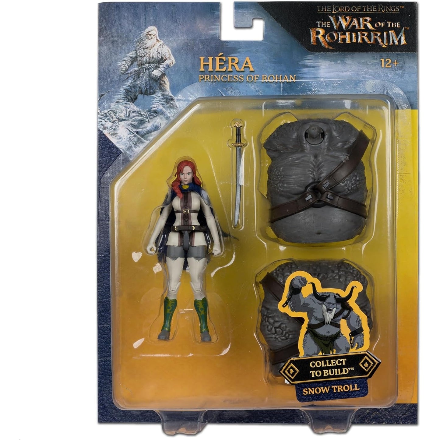 The Lord of the Rings: The War of the Rohirrim Hera Princess of Rohan Action Figure - McFarlane Toys - Snow Troll BAF