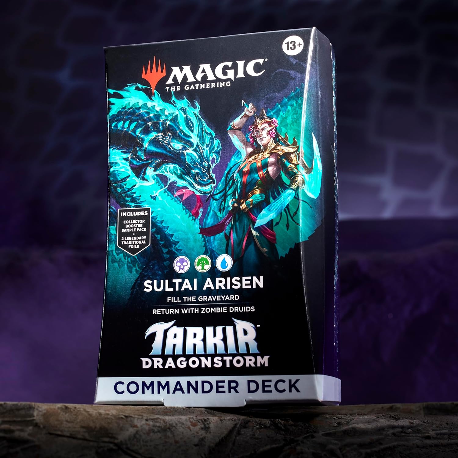 Magic: The Gathering Tarkir Dragonstorm Sultai Arisen Commander Deck - Wizards of the Coast Magic: The Gathering Tarkir Dragonstorm Sultai Arisen Commander Deck - Wizards of the Coast