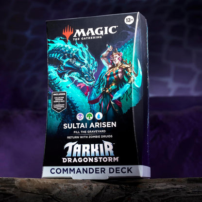 Magic: The Gathering Tarkir Dragonstorm Sultai Arisen Commander Deck - JustPressPlayOnline Magic: The Gathering Tarkir Dragonstorm Sultai Arisen Commander Deck - JustPressPlayOnline
