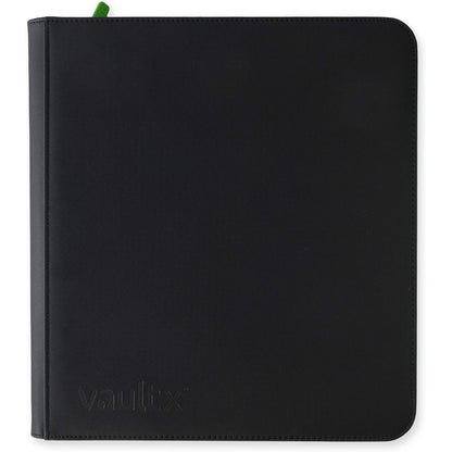 Exo-Tec Zip Binder XL - 12-Pocket, Holds 624 Cards, Black - Vault X