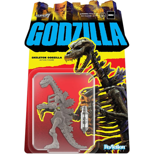 Godzilla Skeleton Godzilla Action Figure Grey - Toho, Super7 - ReAction