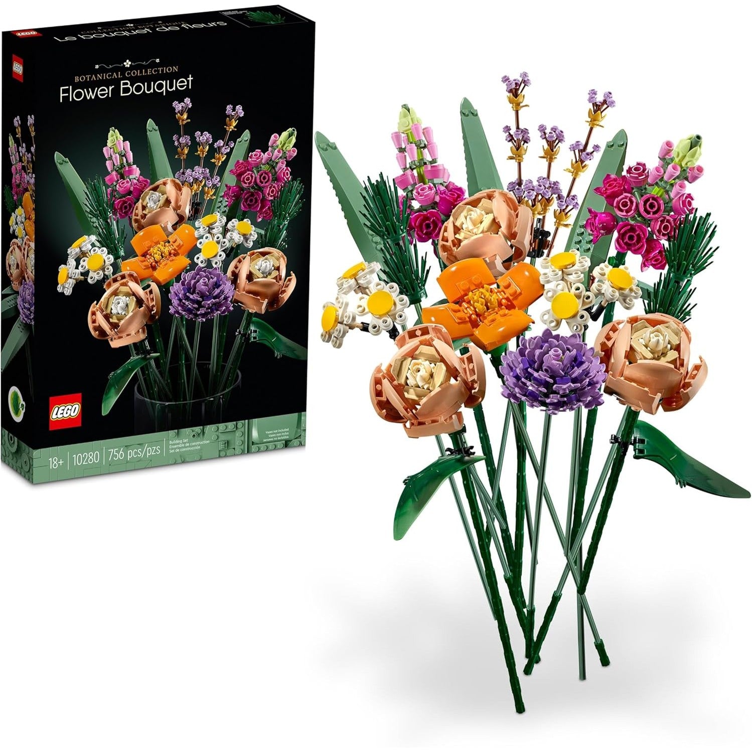 LEGO Icons Botanical Collection Flower Bouquet Building Set - LEGO #10280