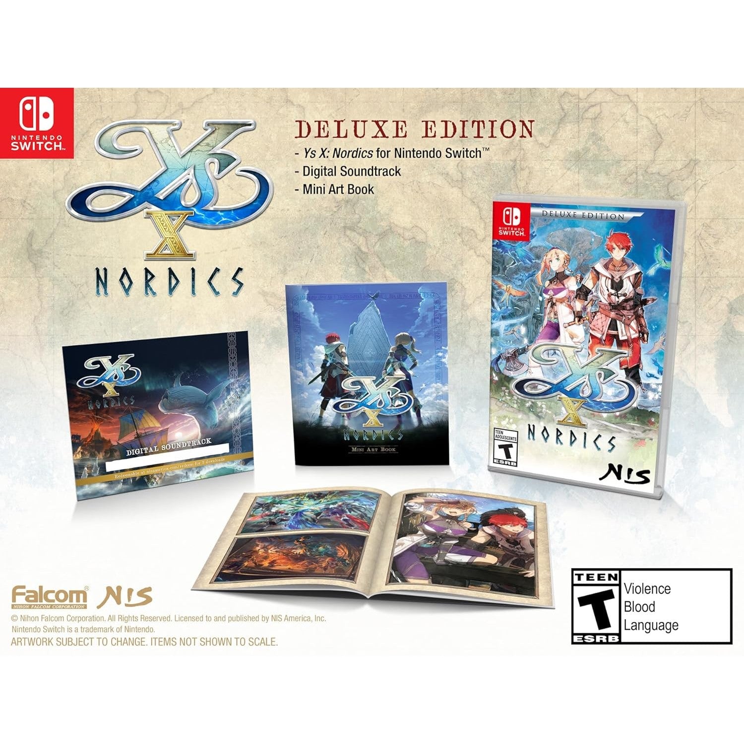 Ys X: Nordics Deluxe Edition - Nintendo Switch - NIS America