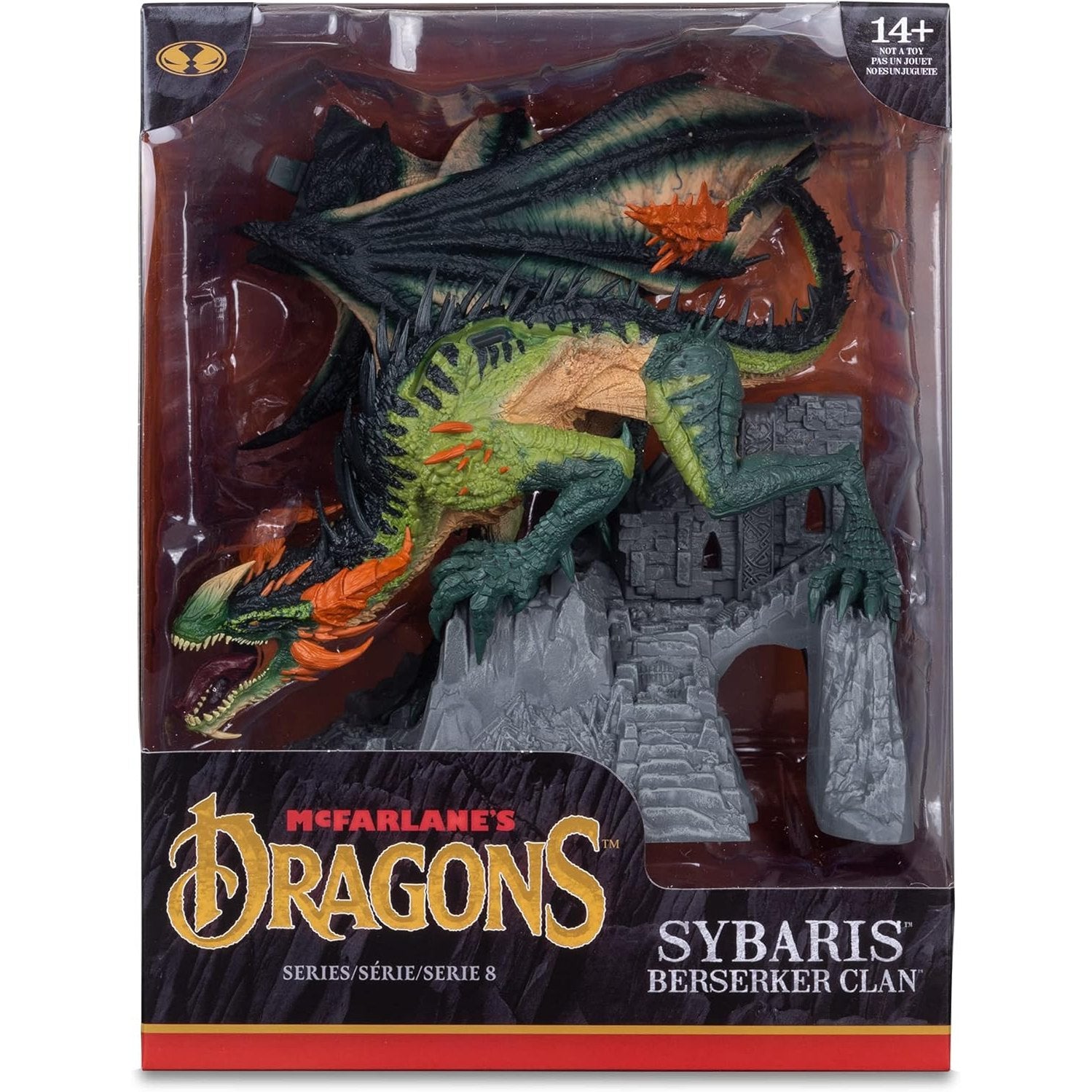 McFarlane's Dragons Series 8 Sybaris Berserker Clan Dragon Statue - McFarlane Toys