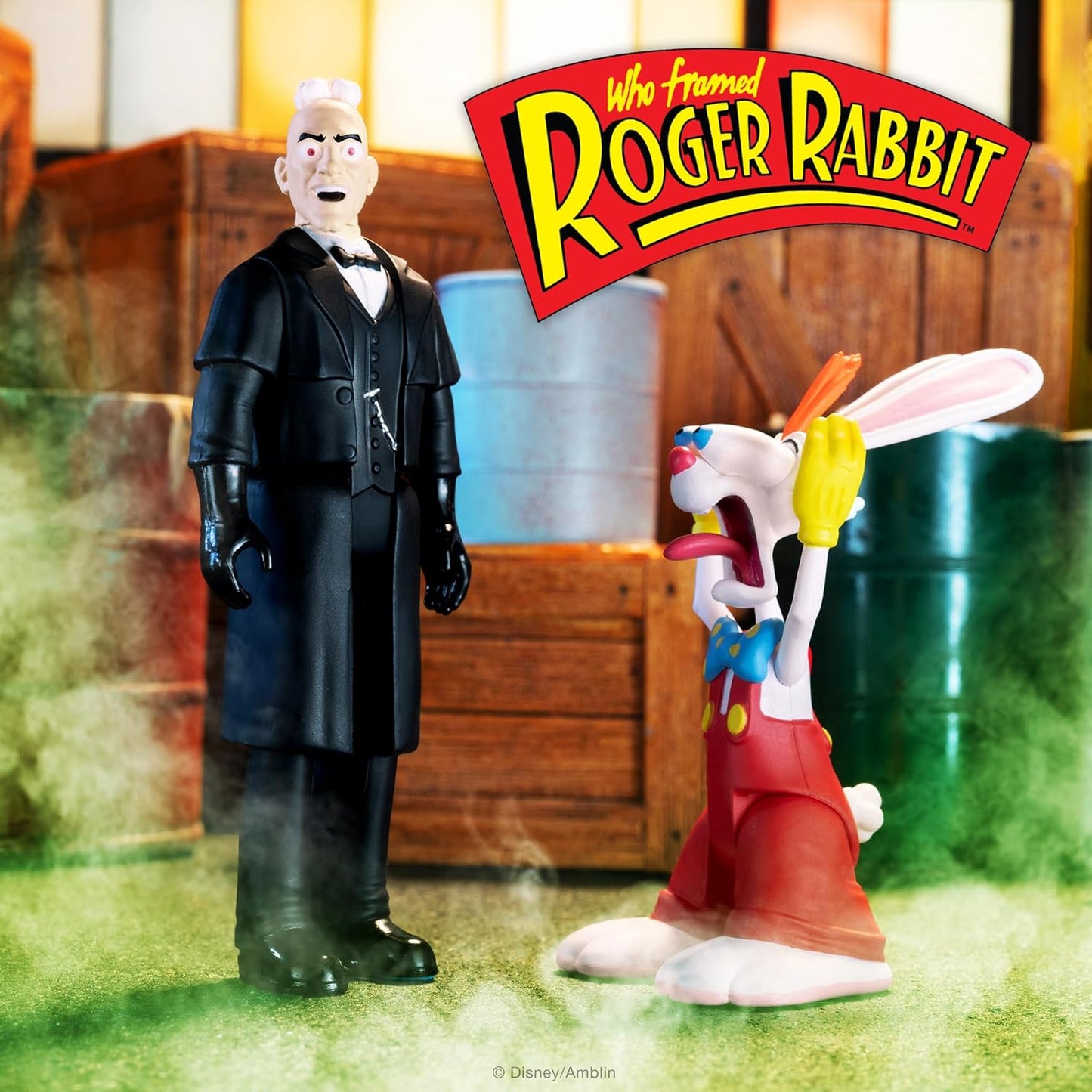 Who Framed Roger Rabbit Judge Doom & Roger Action Figure 2-Pack - Super7 ReAction