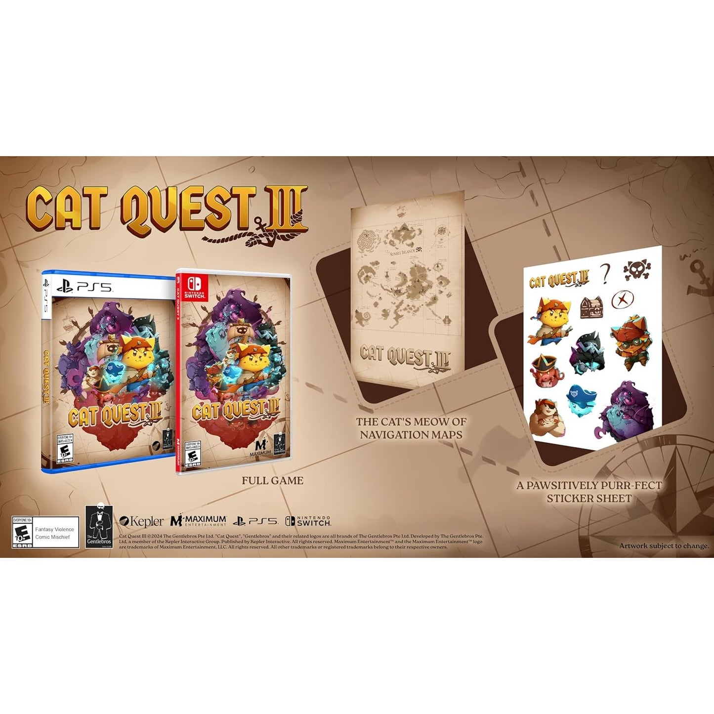 Cat Quest III - PlayStation 5 - Maximum Entertainment