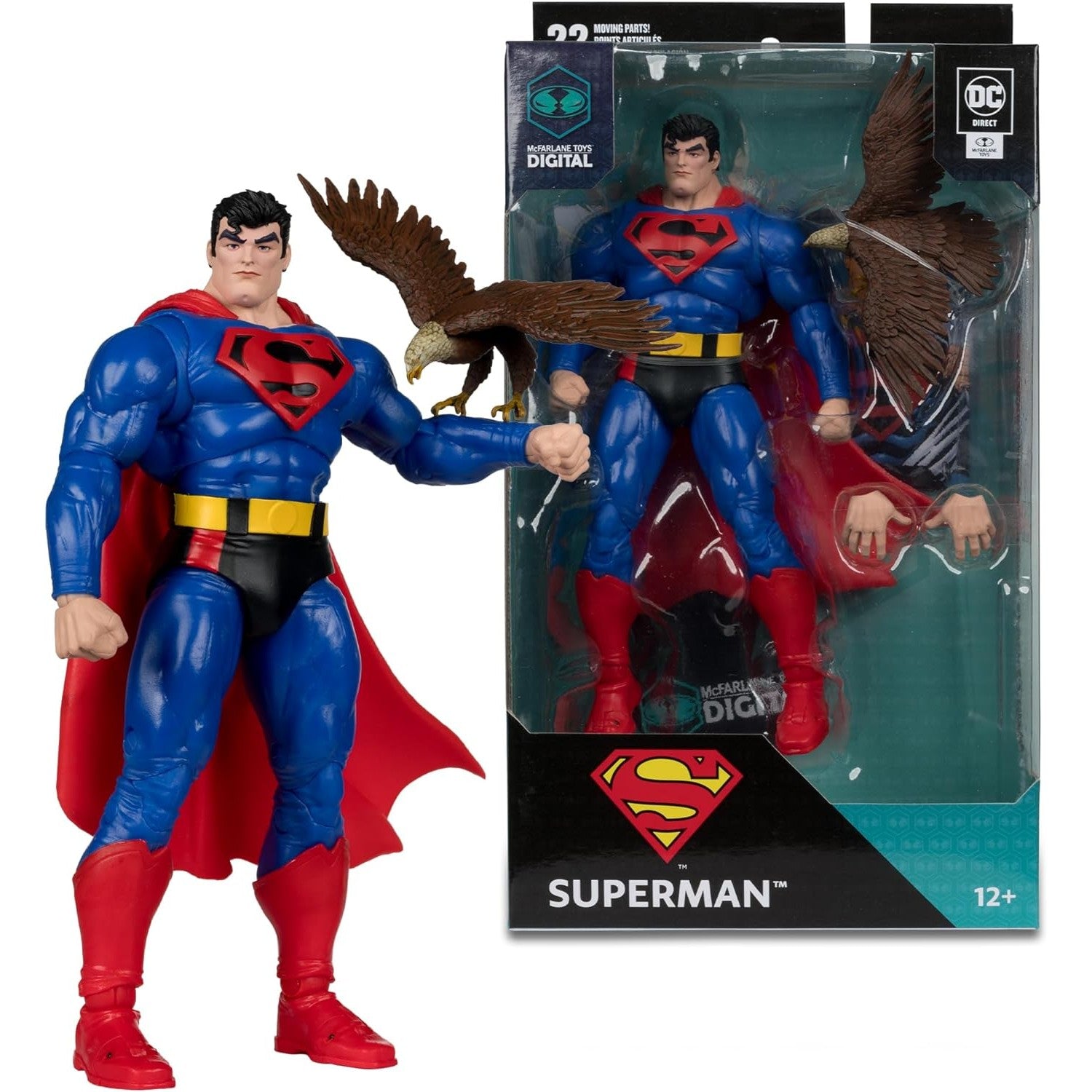 DC Multiverse Superman: Our Worlds at War Superman Action Figure - McFarlane Toys - Digital