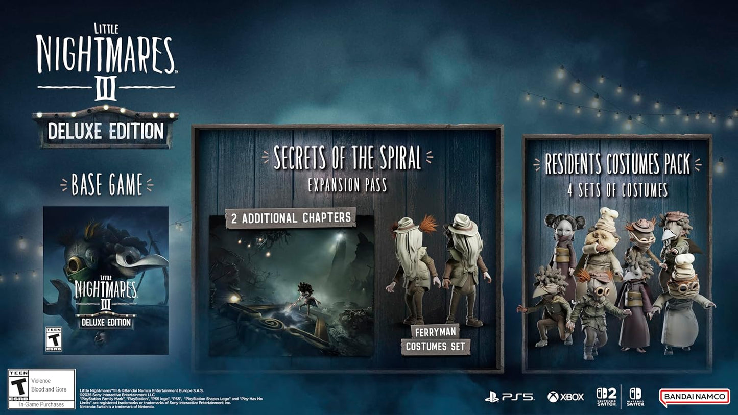 Little Nightmares III: Deluxe Edition - Nintendo Switch 2 Game Key Card - Bandai Namco