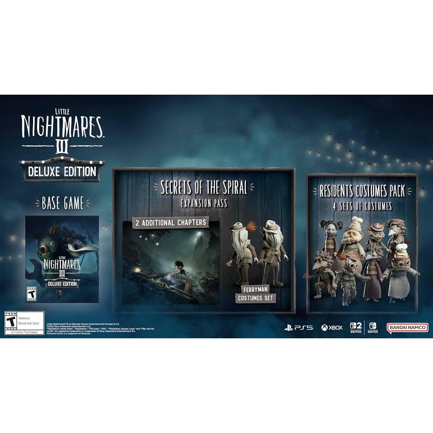 Little Nightmares III: Deluxe Edition - PlayStation 5 - Bandai Namco