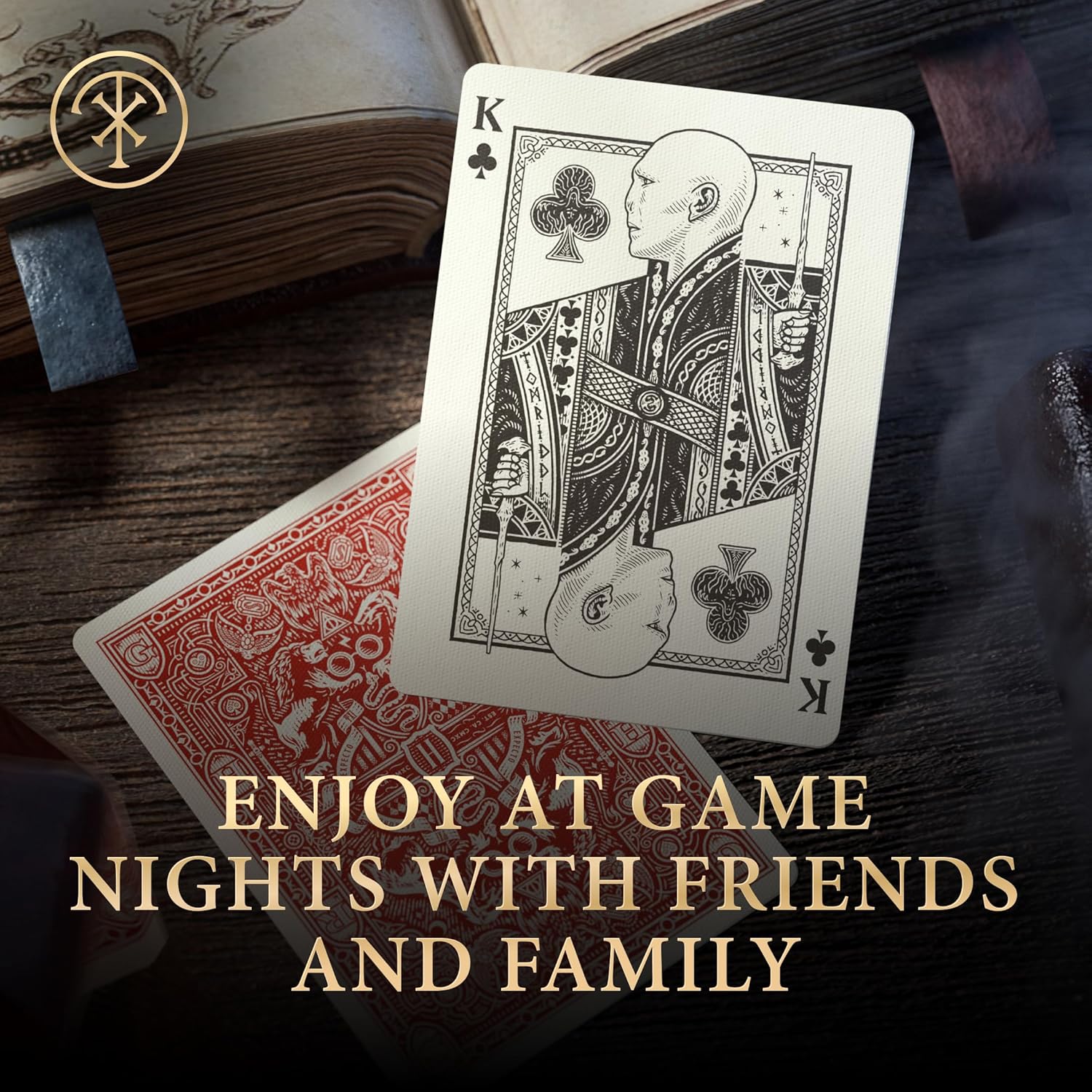 Harry Potter Gryffindor Red Foil Playing Cards - Theory11
