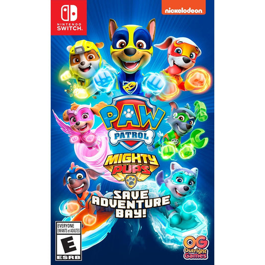 PAW Patrol Mighty Pups Save Adventure Bay - Nintendo Switch - U&I Entertainment