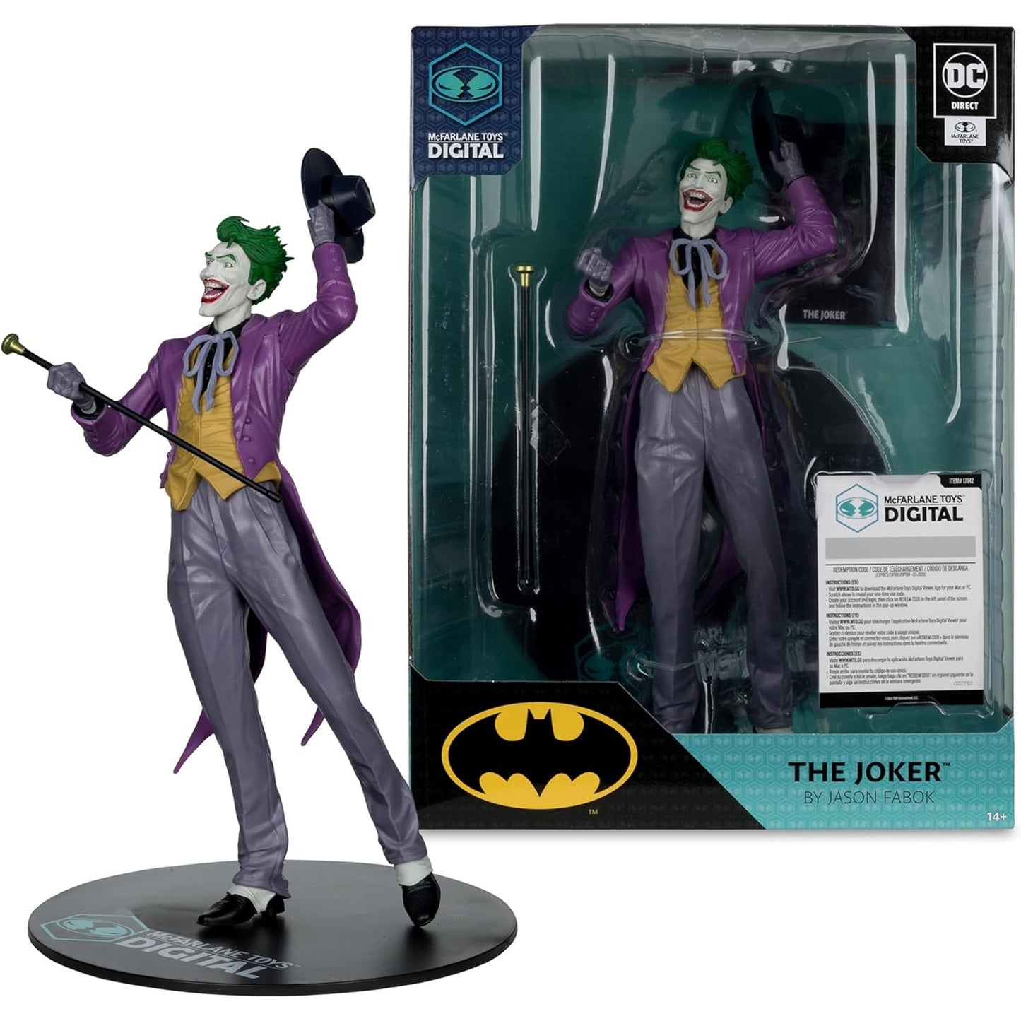 The Three Jokers The Joker by Jason Fabok 1/6 Scale Figure - McFarlane Toys: Digital - DC Multiverse