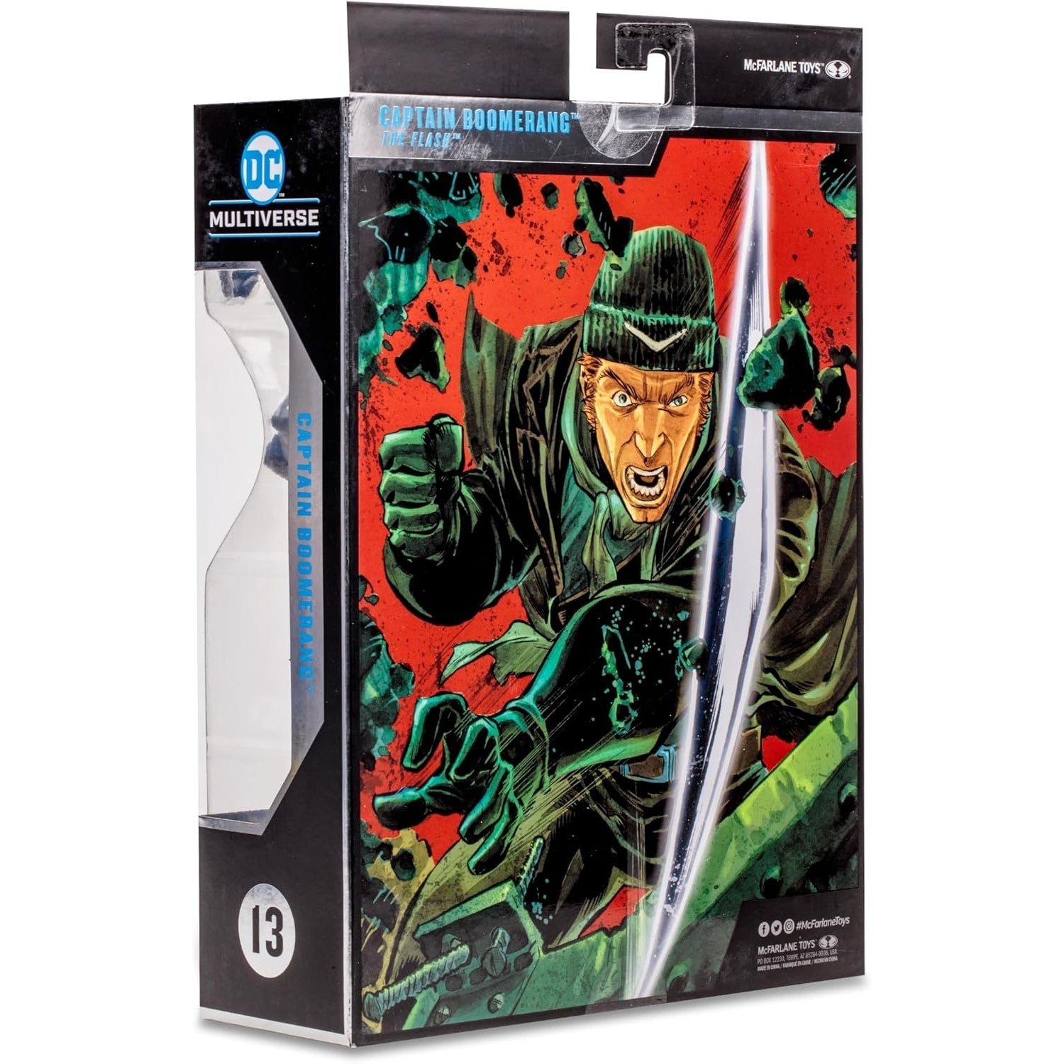 McFarlane DC Collector Edition WV4 - Action figure da collezione Capitan Boomerang, 17,8 cm, con accessori e carta d'arte McFarlane DC Collector Edition WV4 - Action figure da collezione Capitan Boomerang, 17,8 cm, con accessori e carta d'arte