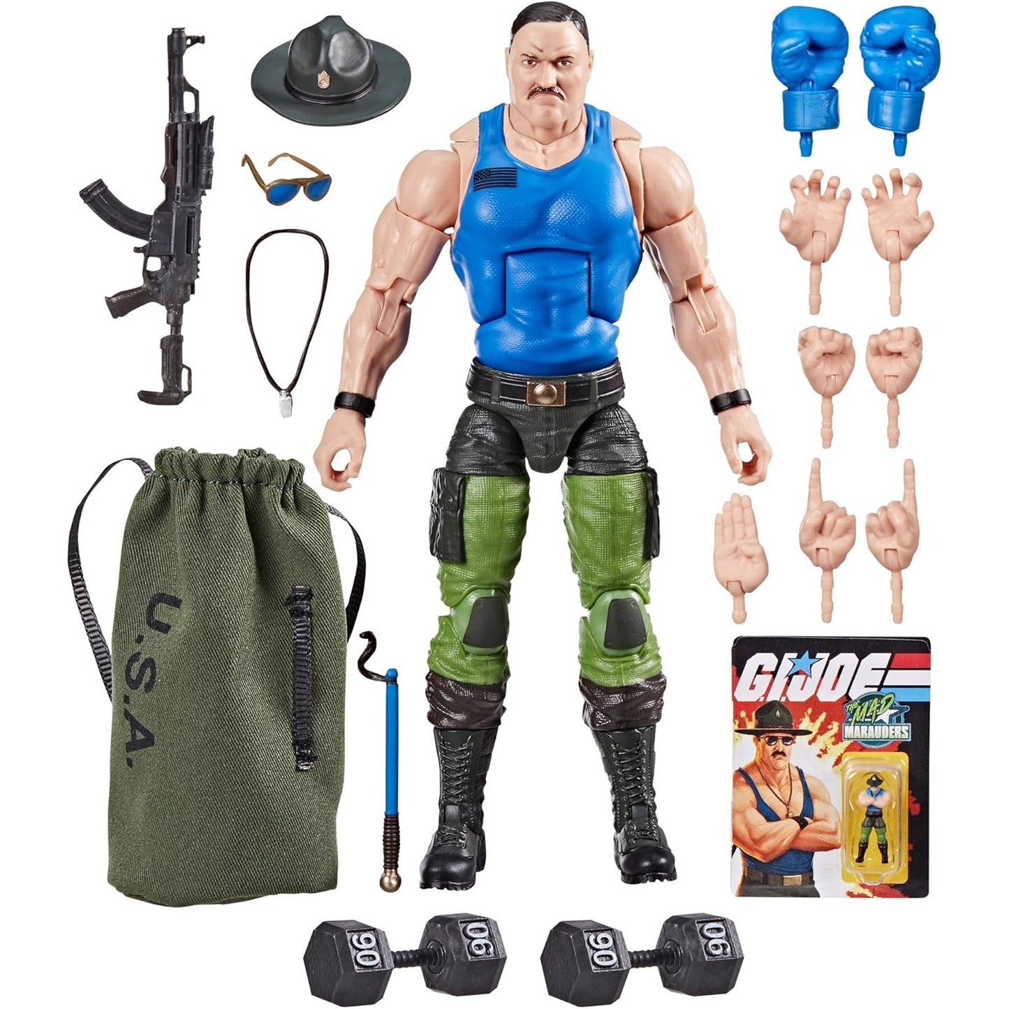 G.I. Joe Mad Marauders Sgt. Slaughter Deluxe Action Figure - Hasbro Classified Series #129