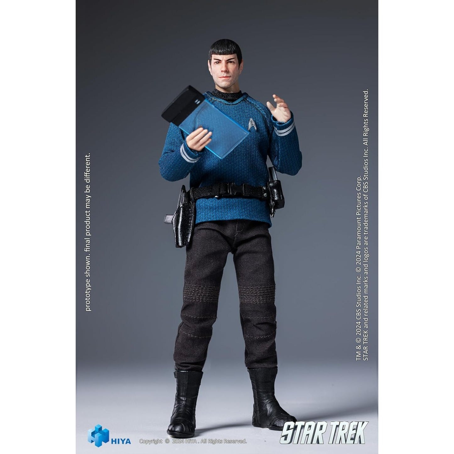 Star Trek 2009 Film Spock 1:12 Scale Action Figure - Hiya Toys Exquisite Super Series - PX Previews Exclusive!