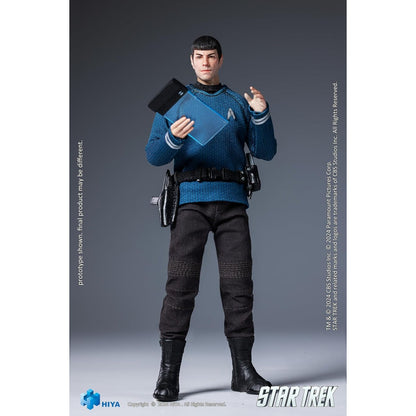 Star Trek 2009 Film Spock 1:12 Scale Action Figure - Hiya Toys Exquisite Super Series - PX Previews Exclusive!