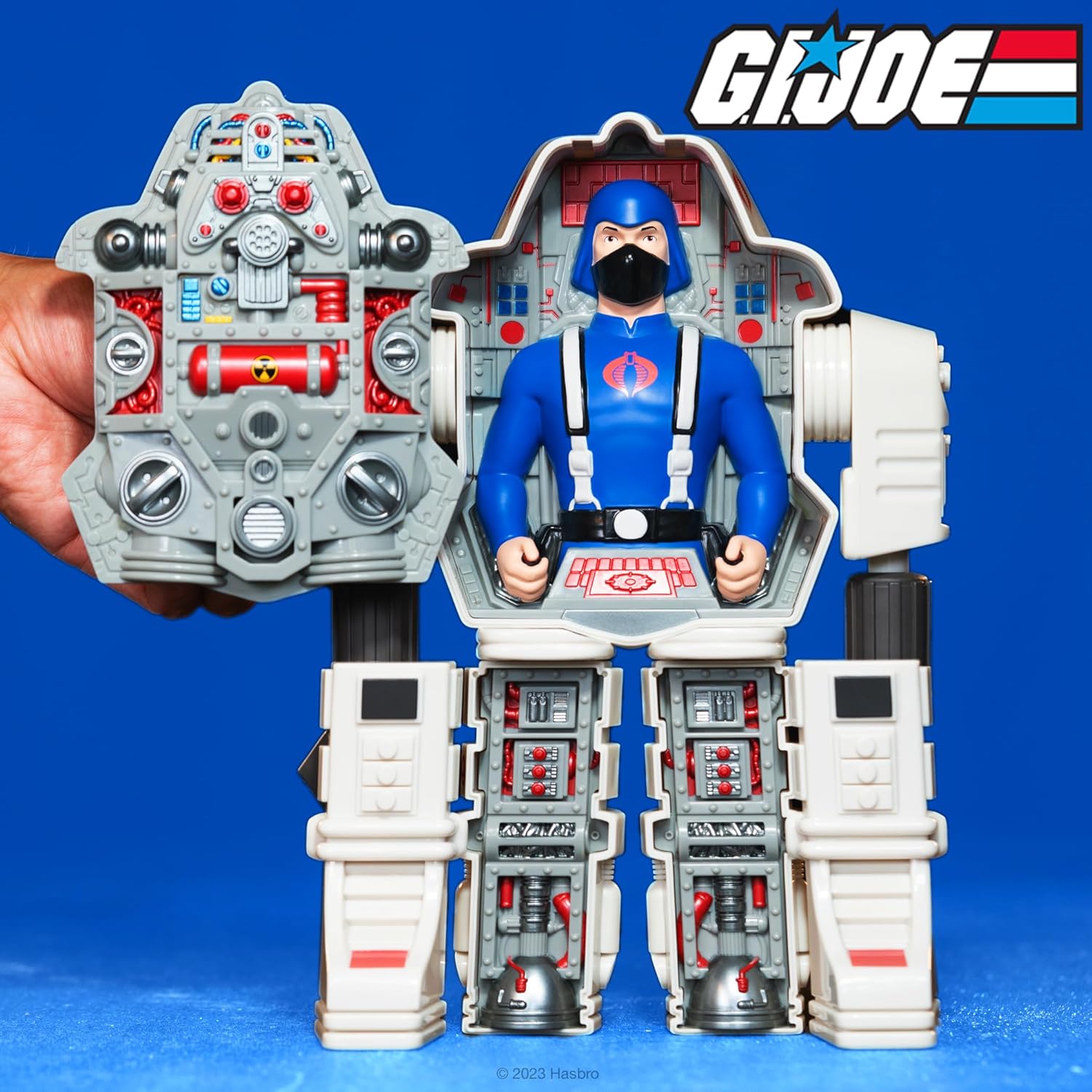 G.I. Joe Super Cyborg S.N.A.K.E. Armor Full Color Gray Ver. Figure - Super7 - An SDCC 2023 Exclusive!