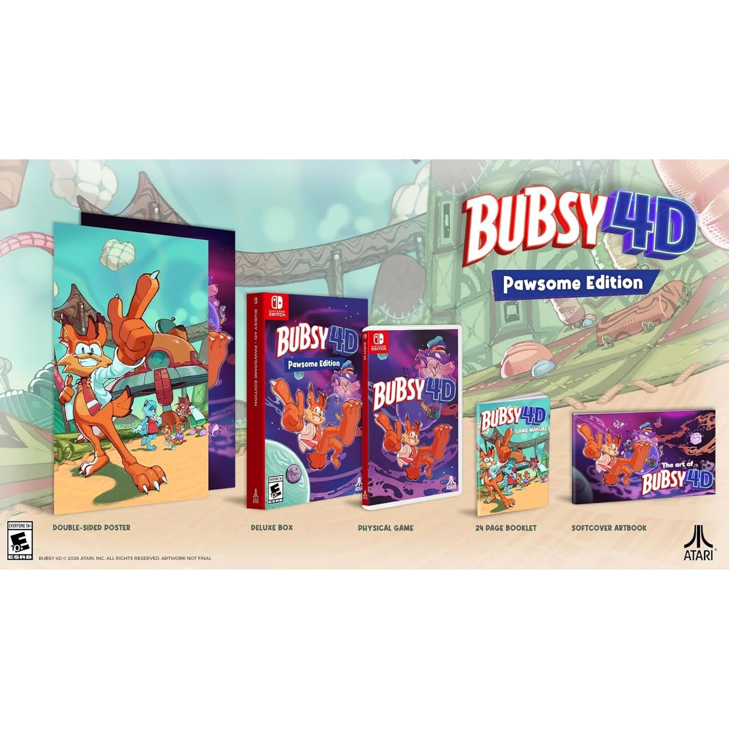 Bubsy 4D Pawsome Edition - Nintendo Switch - Atari