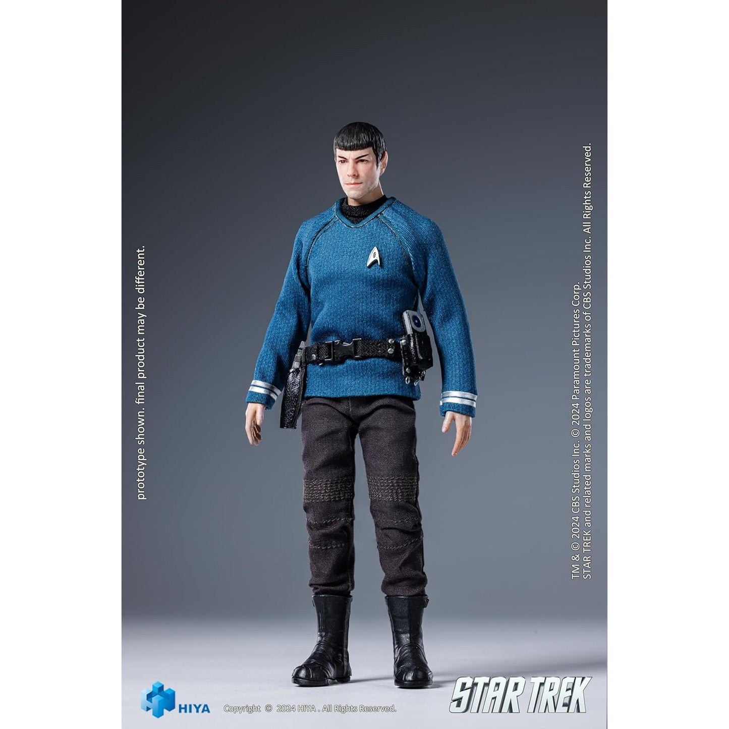 Star Trek 2009 Film Spock 1:12 Scale Action Figure - Hiya Toys Exquisite Super Series - PX Previews Exclusive!