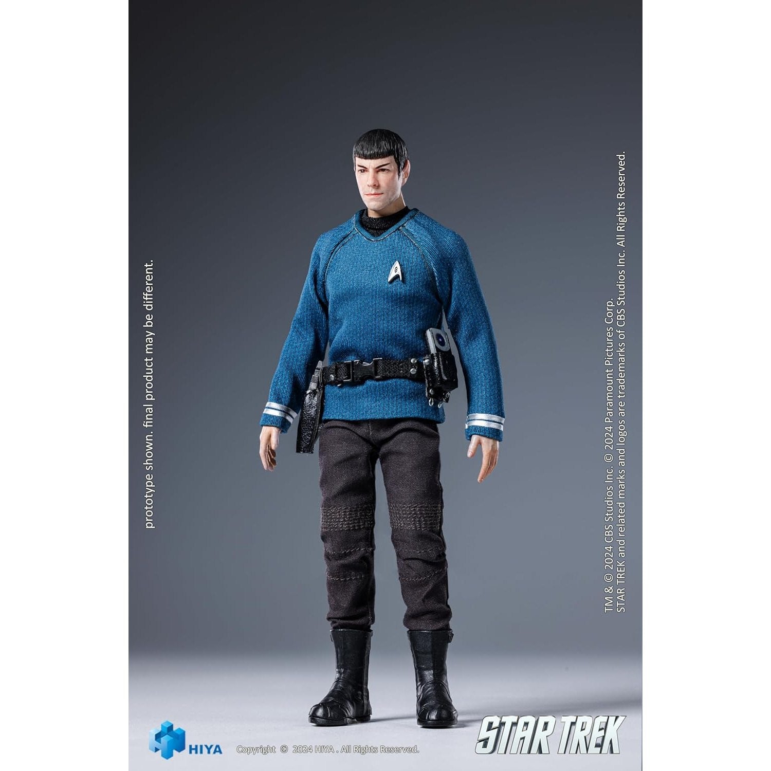 Star Trek 2009 Film Spock 1:12 Scale Action Figure - Hiya Toys Exquisite Super Series - PX Previews Exclusive!