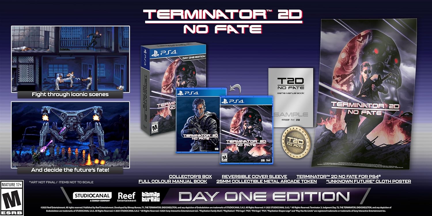 Terminator 2D: No Fate Day One Edition - PlayStation 4 - Reef Entertainment
