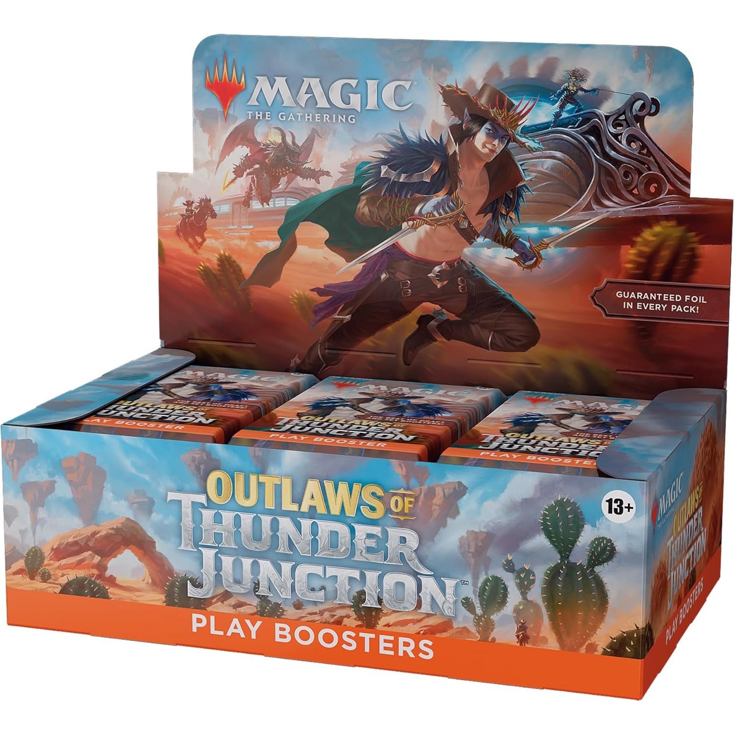 Magic: The Gathering Outlaws of Thunder Junction Play Booster - 14 Cards - Wizards of the Coast