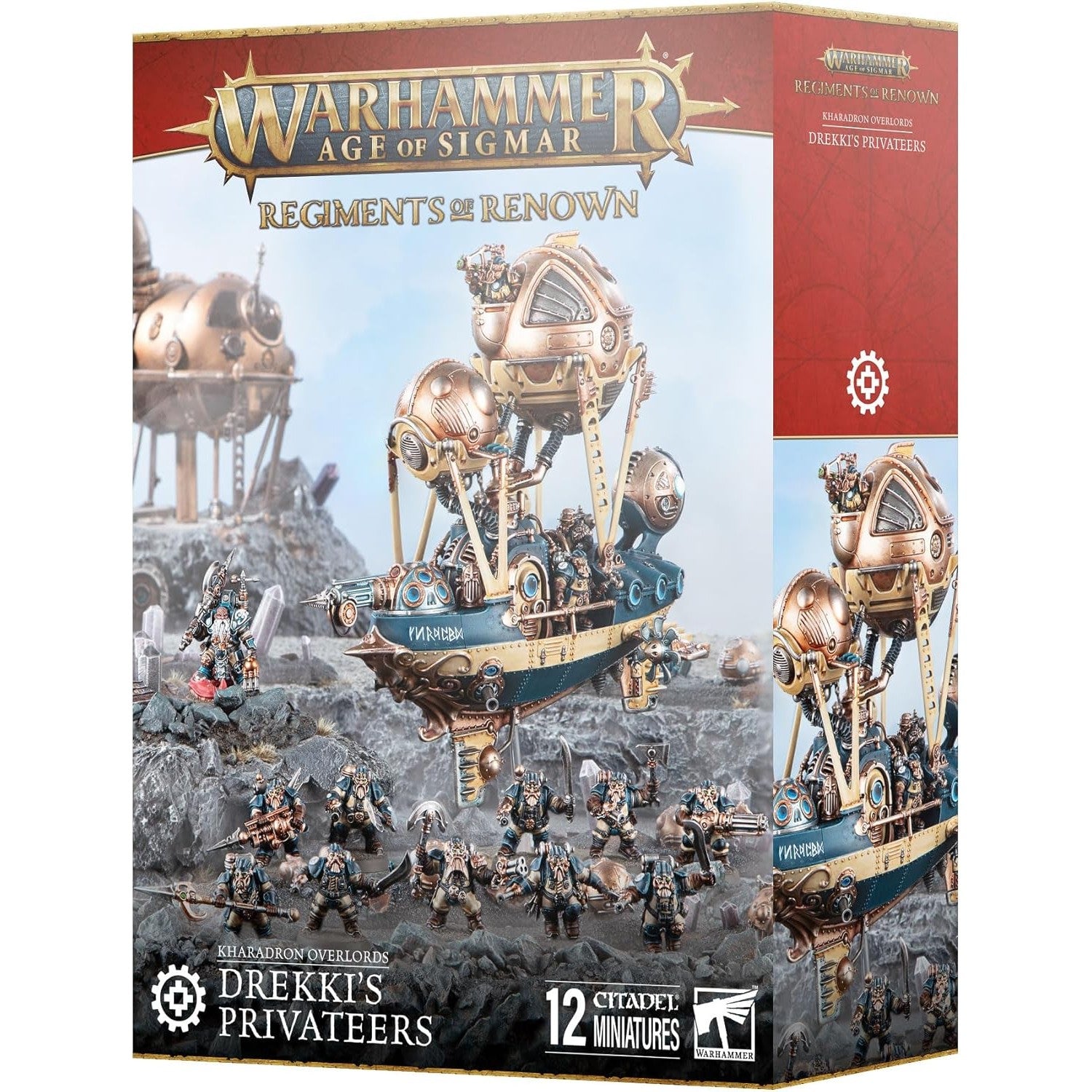Warhammer: Age of Sigmar Regiments of Renown Kharadron Overlords Drekki's Privateers - Set of 12 Citadel Miniatures - Games Workshop