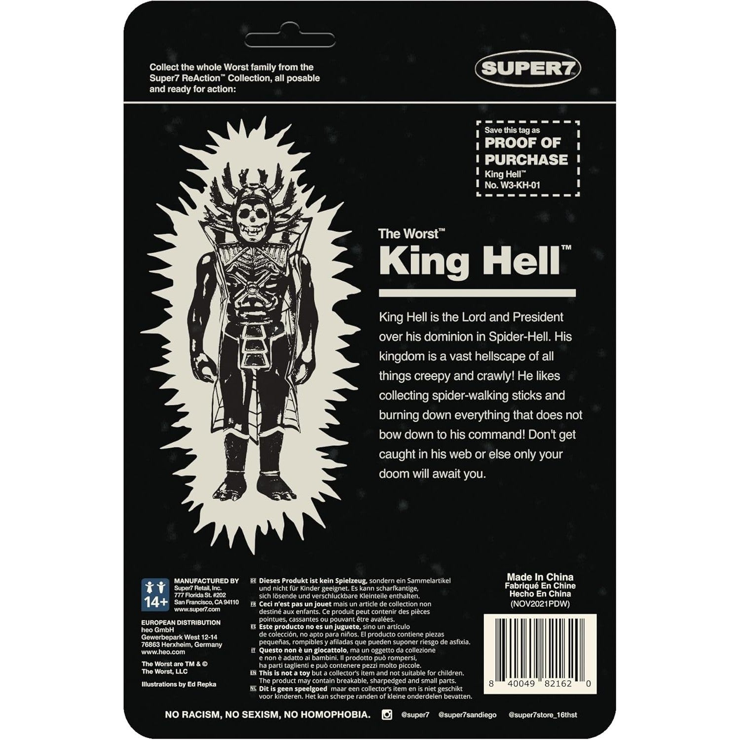 The Worst King Hell Monster Glow Action Figure - Super7 - ReAction