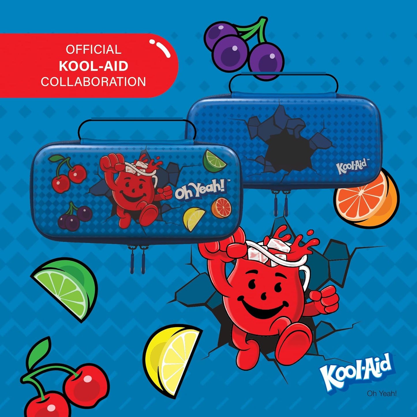 Kool-Aid "Oh Yeah!" EVA Hard Shell Carrying Case - Nintendo Switch - Hyperkin Limited Edition