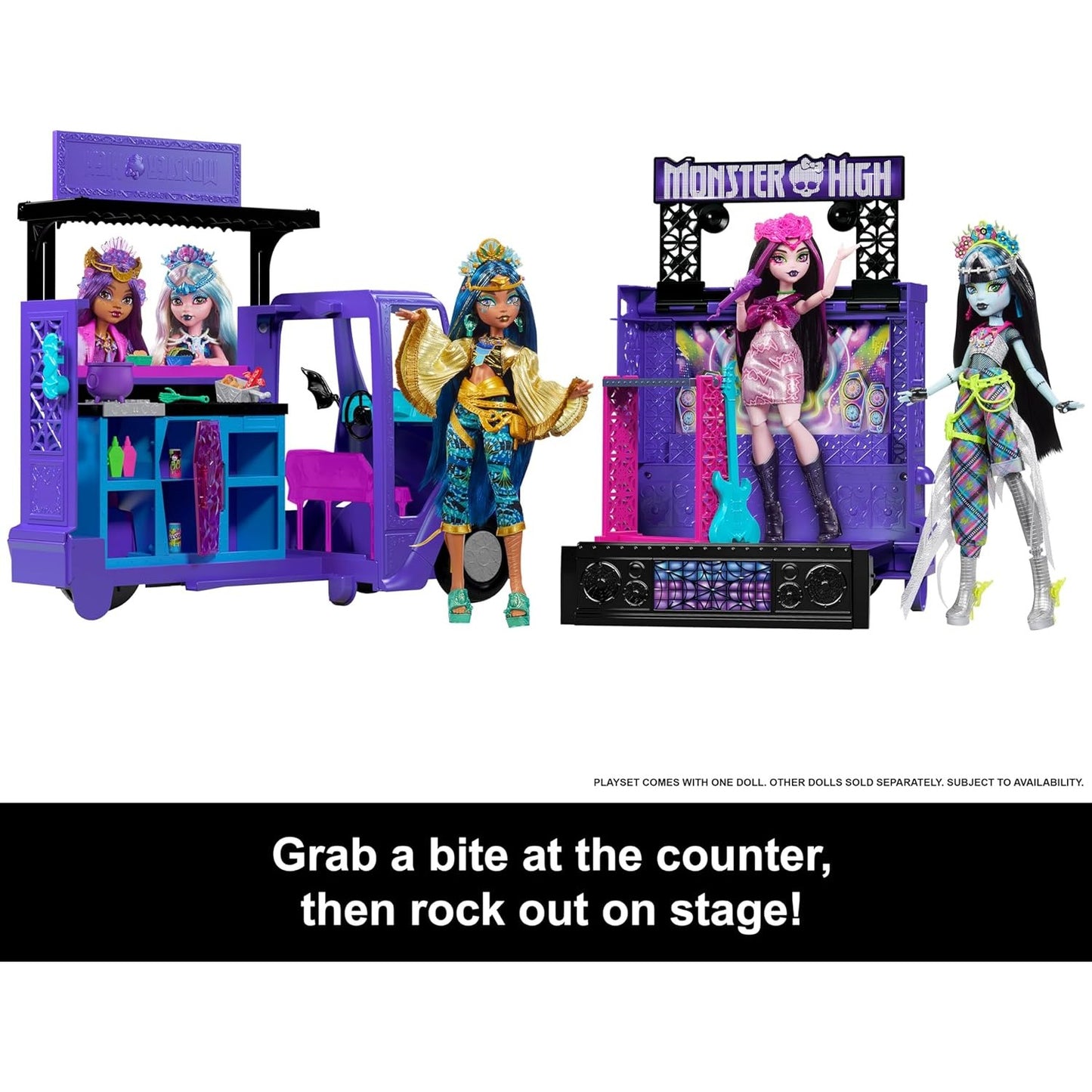 Monster High Draculaura Doll & Food Truck Playset