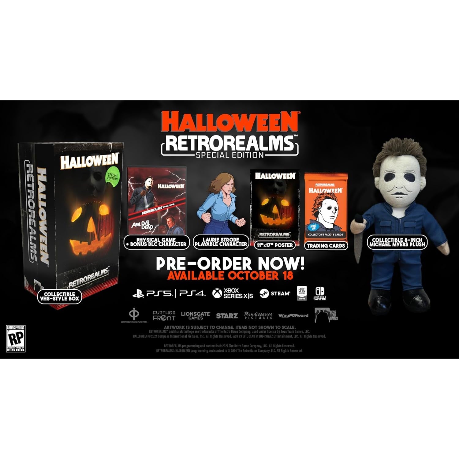 RetroRealms Double Feature: Halloween and Ash vs Evil Dead Special Edition - Nintendo Switch - Nighthawk Interactive