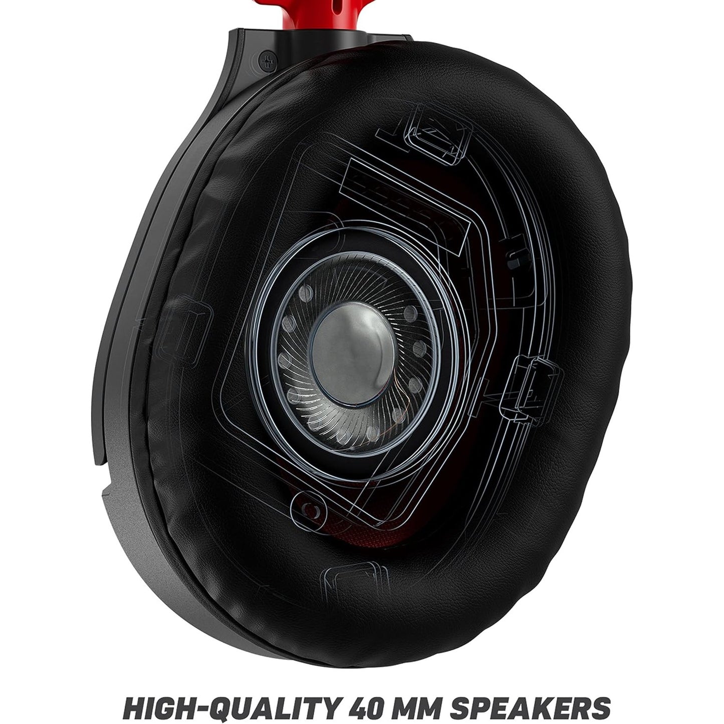 Recon 70 Wired Gaming Headset Black/Red - Xbox Series X|S, Xbox One, PS5, PS4, Switch, PC, etc. - Turtle Beach