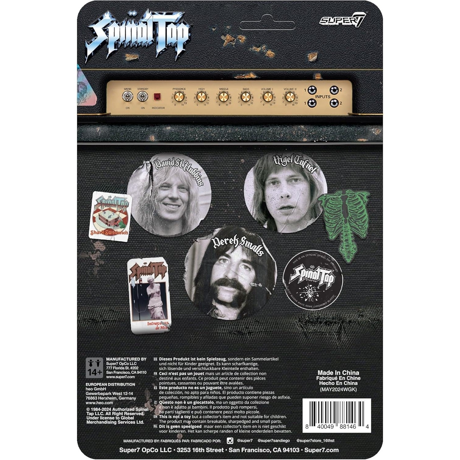 Spinal Tap David St. Hubbins Action Figure - Super7 - ReAction