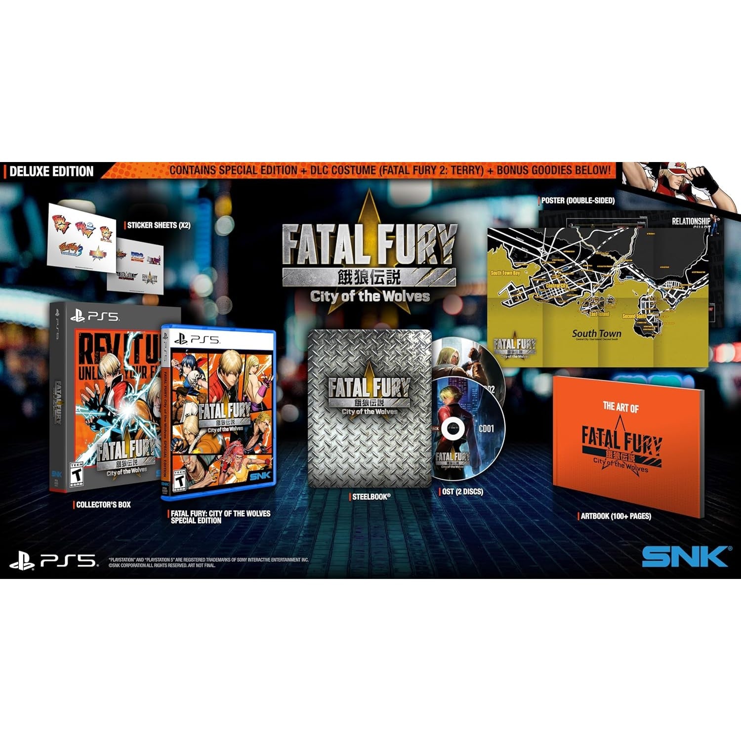Fatal Fury: City of the Wolves Deluxe Edition - PlayStation 5