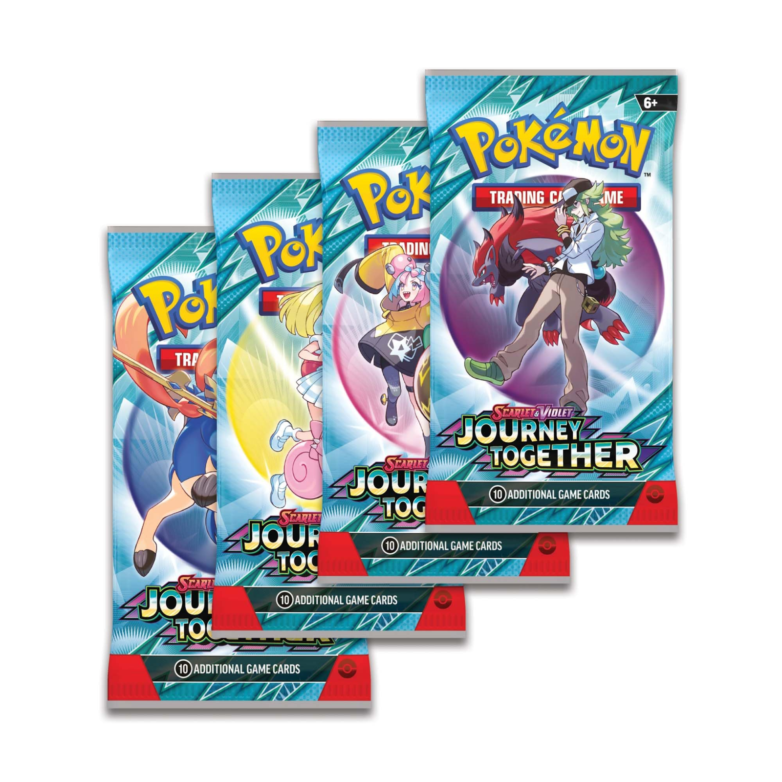 Pokemon TCG Scarlet & Violet Journey Together Booster Pack - 10 Cards