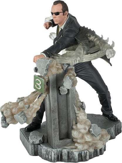 The Matrix Agent Smith Diamond Select Gallery Statue