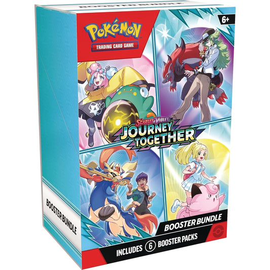 Pokemon TCG Scarlet & Violet Journey Together Booster Bundle - 6 Packs, 60 Cards + 6 Energy
