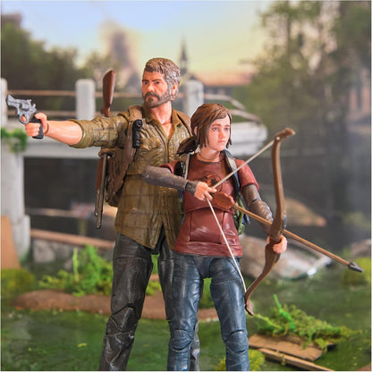 The Last of Us Joel & Ellie 6" Action Figure Set 2-Pack - Spin Master Ltd. Shapes Collection