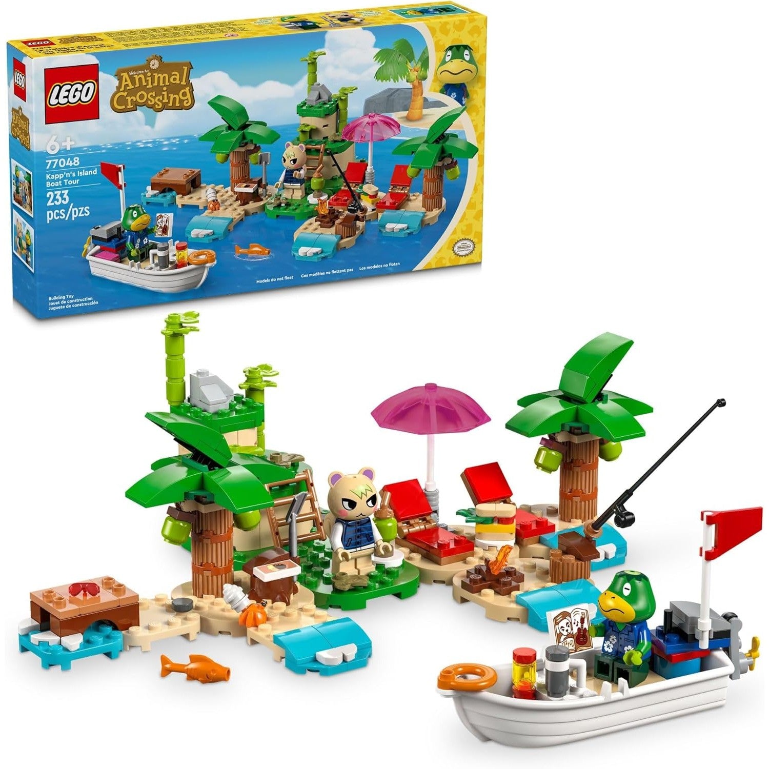 Animal Crossing Kapp’n’s Island Boat Tour Building Toy - LEGO #77048