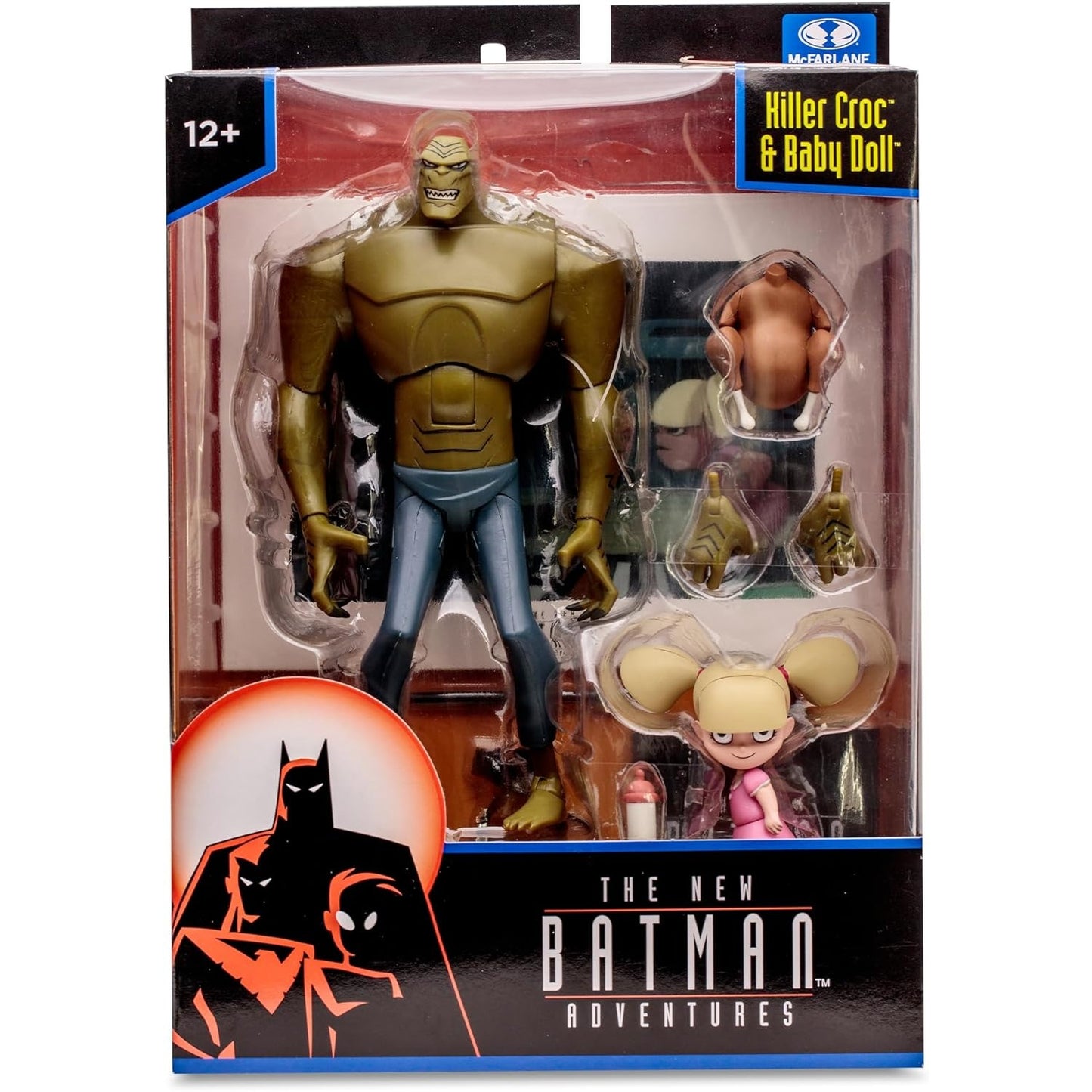 The New Batman Adventures Killer Croc and Baby Doll Action Figure 2-Pack Set - McFarlane Toys, DC Direct - Wave 1