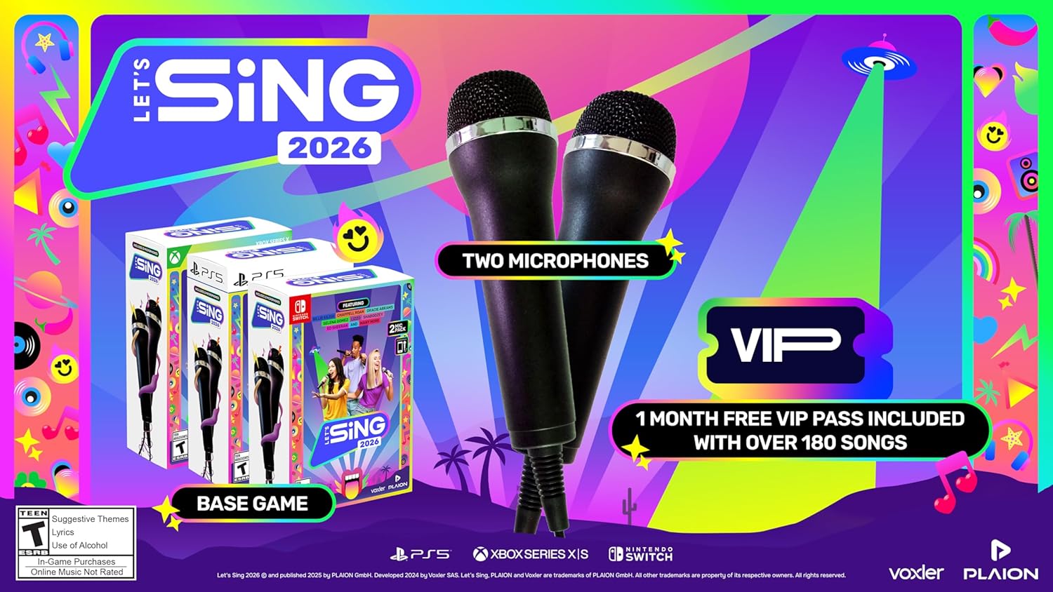 Let's Sing 2026: 2 Mic Pack - PlayStation 5 - Deep Silver