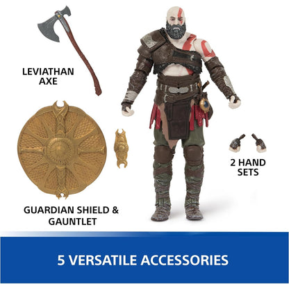 God of War: Ragnarok Kratos 6" Action Figure - Spin Master Ltd. - PlayStation: The Shapes Collection