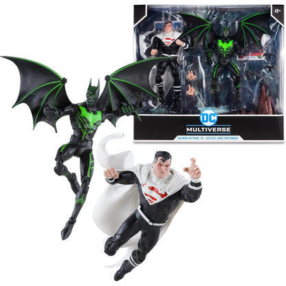 DC Multiverse Batman Beyond vs. Justice Lord Superman Action Figure Set - McFarlane Toys