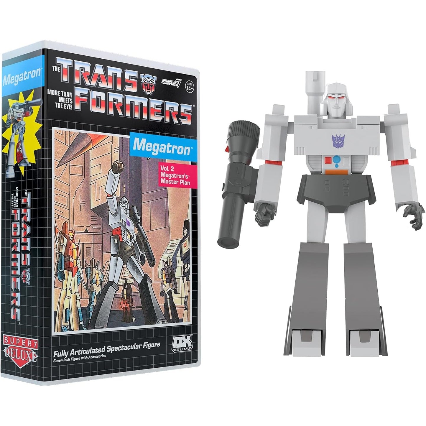 Transformers Megatron VHS Action Figure - Super7 Deluxe