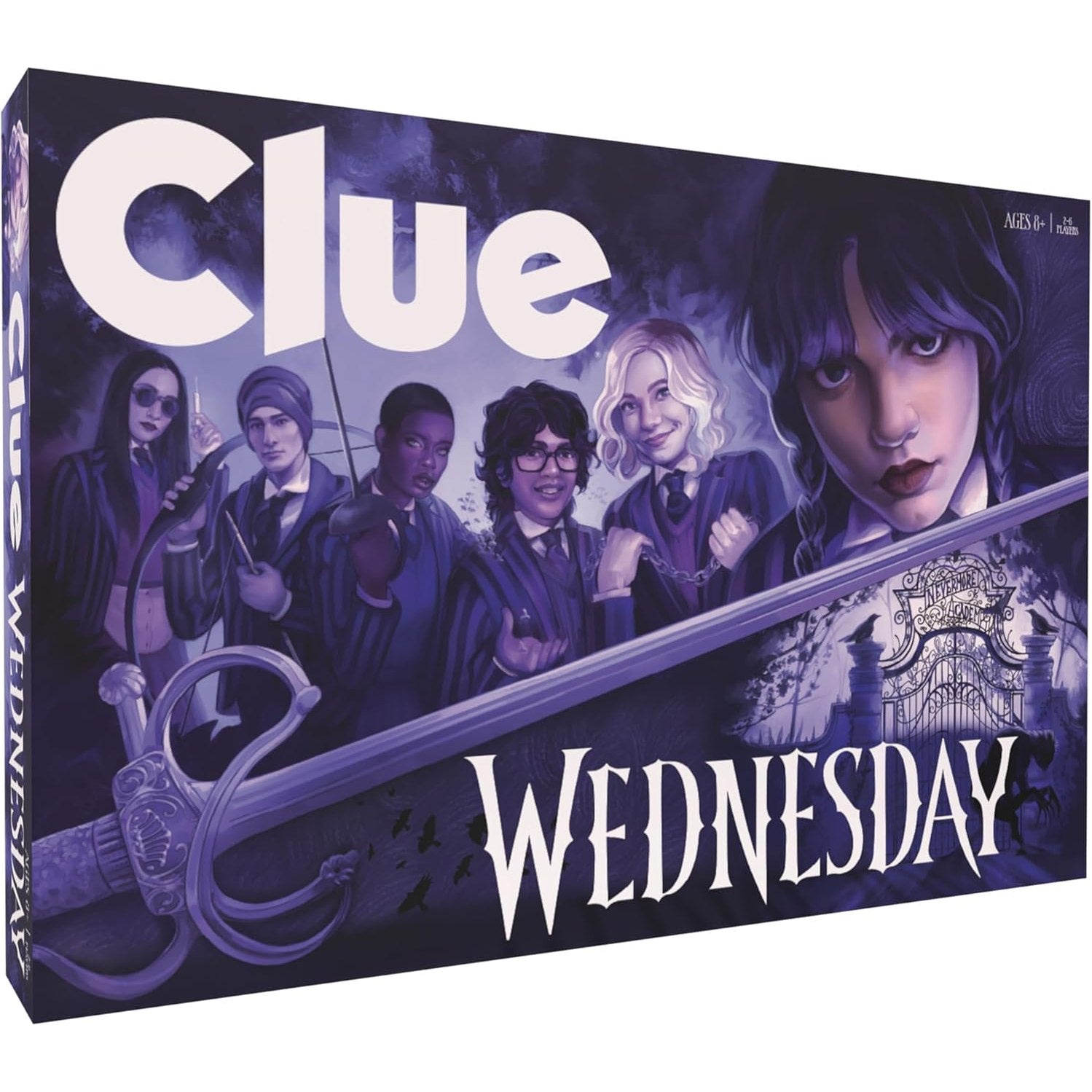 Clue: Wednesday Edition Board Game - The Addams Family - USAopoly